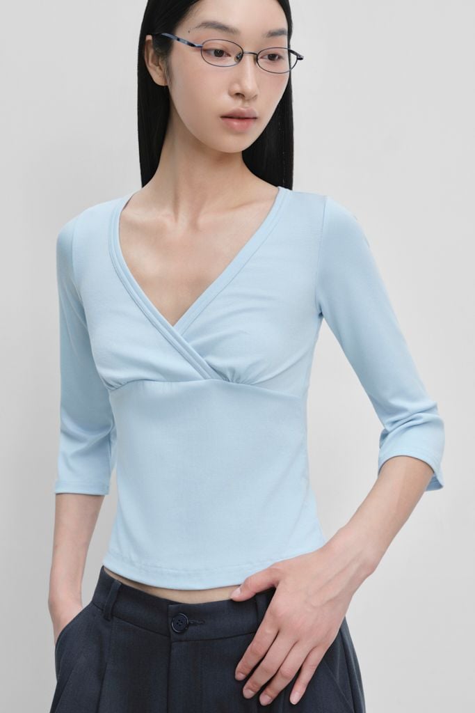  Áo kiểu - V-neck Top - LIBÉ 7727 