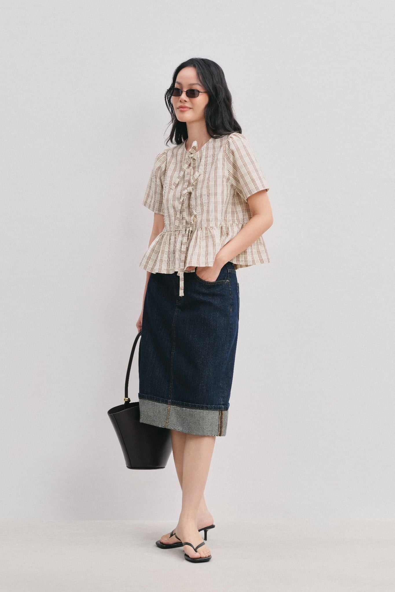  Áo kiểu - Tie Bow Top - LIBÉ 7761 
