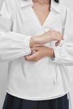  Sơ mi kiểu - Wrap Tie Waist Shirt - LIBÉ 7722 