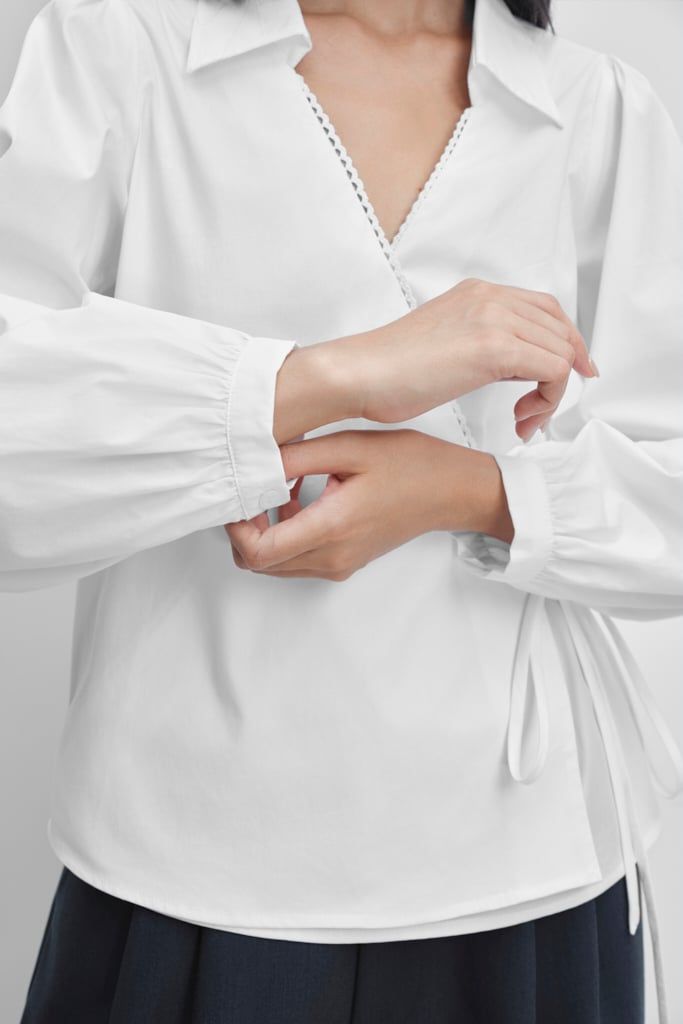  Sơ mi kiểu - Wrap Tie Waist Shirt - LIBÉ 7722 