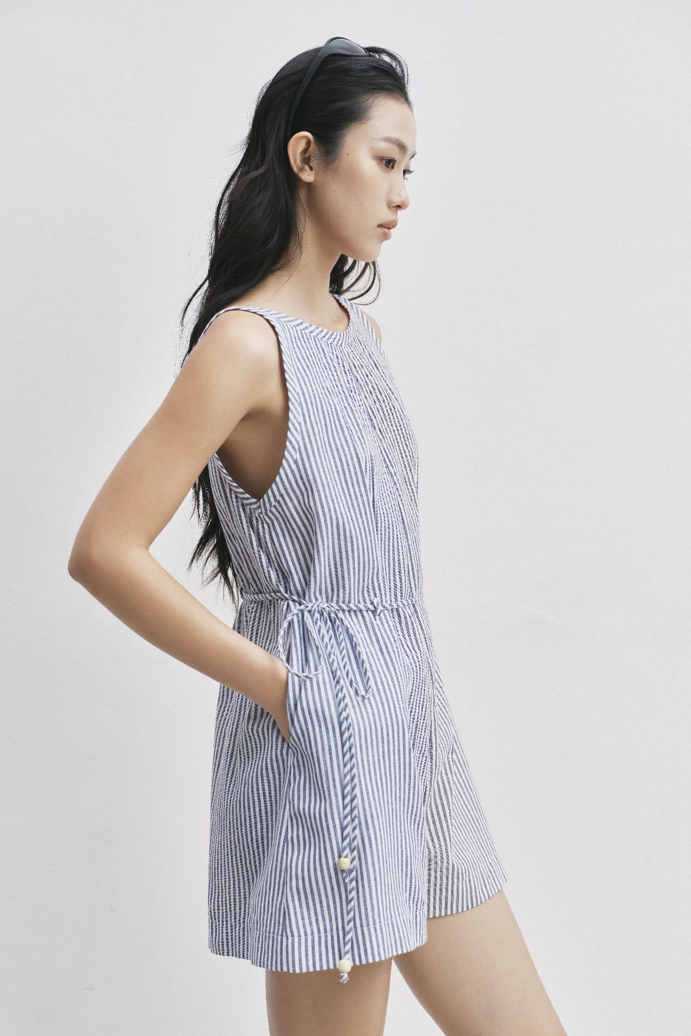  Bộ liền quần - Striped Mini Jumpsuit - LIBÉ 7164 