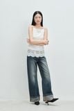  Quần Jeans ống thẳng - Dark Blue Straight Leg Jeans - LIBÉ 7205 
