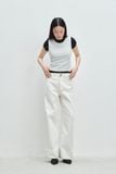 Quần Jeans ống thẳng - White Straight Leg Jeans - LIBÉ 7181 
