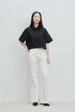  Sơ mi lửng - Black Oversized Crop Shirt - LIBÉ 7325 
