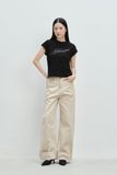  Quần Jeans ống thẳng - Cream Straight Leg Jeans - LIBÉ 7182 