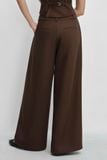  Quần tây - Brown Straight Leg Trousers - LIBÉ 7482 