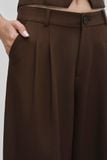  Quần tây - Brown Straight Leg Trousers - LIBÉ 7482 