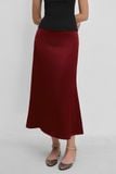 Váy lửng - Red Flared Midi Skirt - LIBÉ 7653 