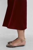  Váy lửng - Red Flared Midi Skirt - LIBÉ 7653 