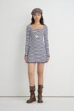  Striped Mini Dress 