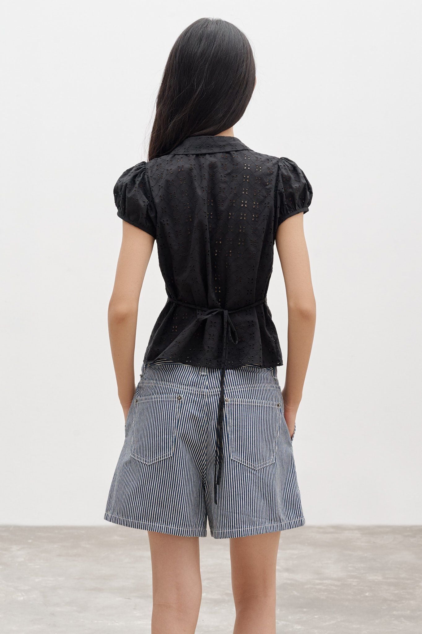  Black Embroidered Top 