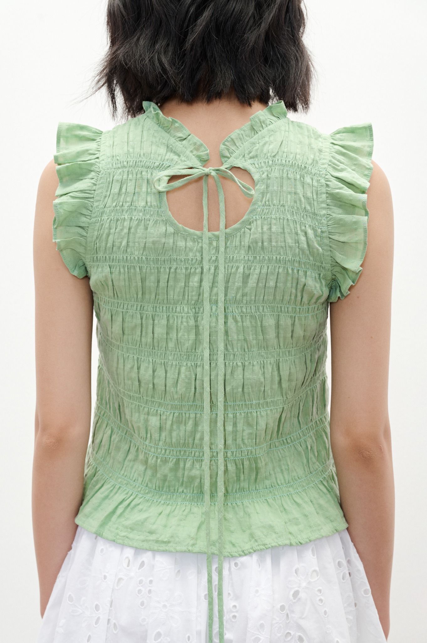  Mint Smocking Top 