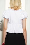  Áo kiểu - White Puff Sleeve Top - LIBÉ 7230 