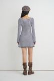  Striped Mini Dress 