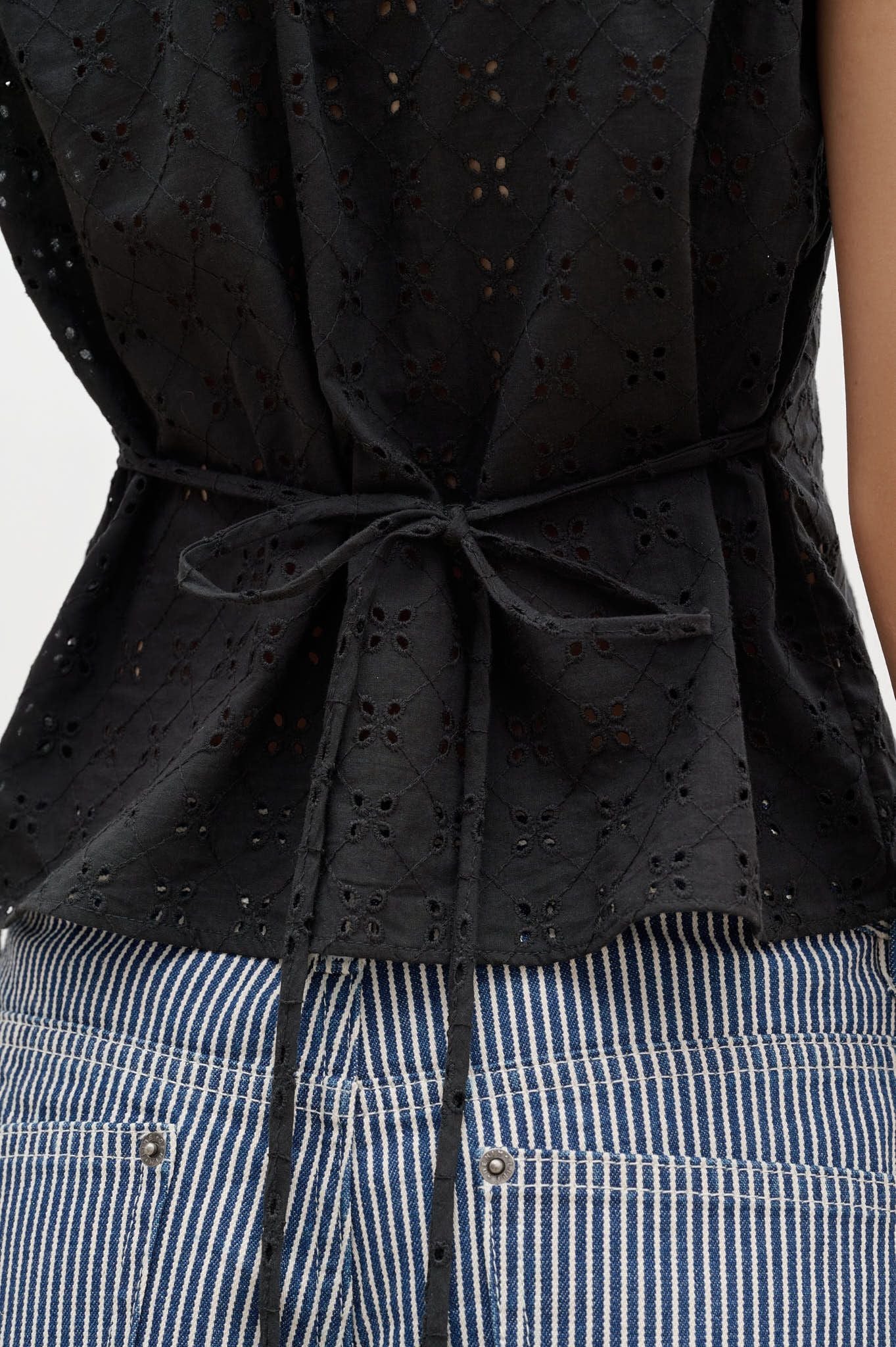  Black Embroidered Top 