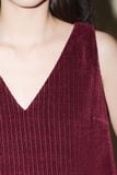  Red Wine Sleeveless Top 