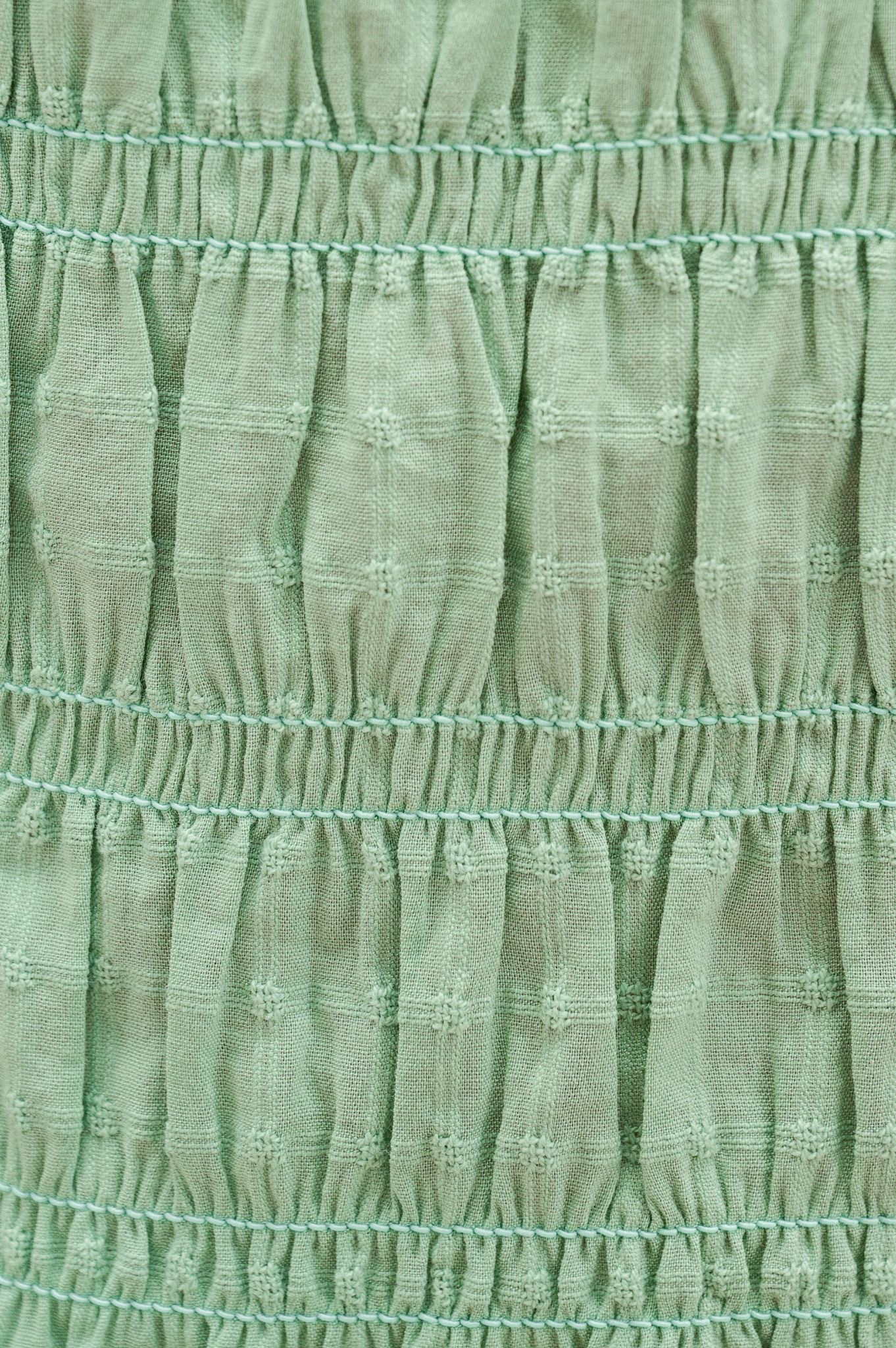  Mint Smocking Top 