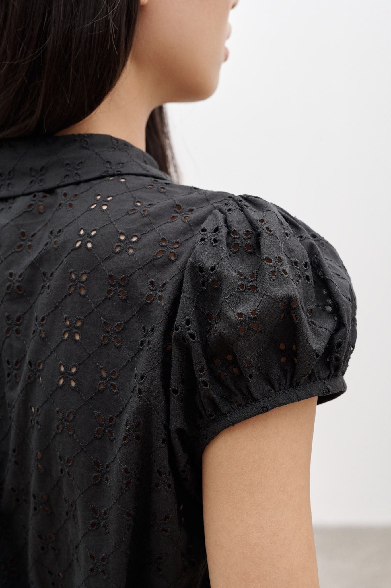  Black Embroidered Top 
