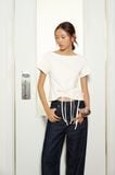  Áo kiểu - White Top With Bow Tie Details - LIBÉ 7148 