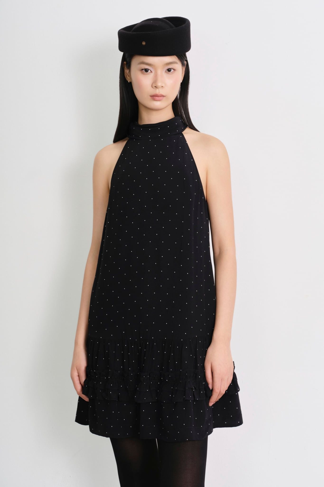  Đầm ngắn - Dotty Frill Dress - LIBÉ 7510 