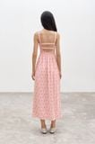  Đầm lửng - Floral Open Back Midi Dress - LIBÉ 7264 