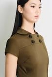  Áo kiểu - Curved Panel Button Top - LIBÉ 7632 
