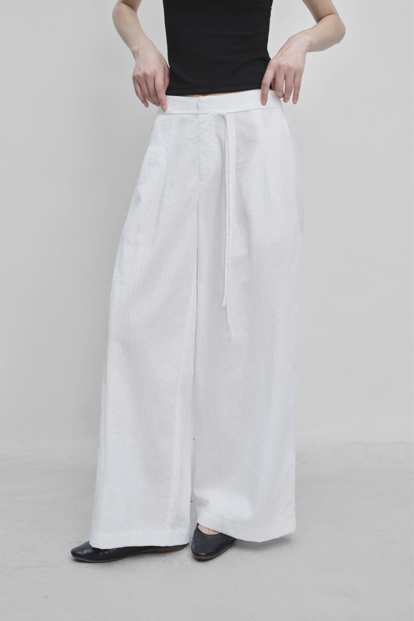  Quần ống rộng - Pleated Wide Leg Trousers - LIBÉ 7750 
