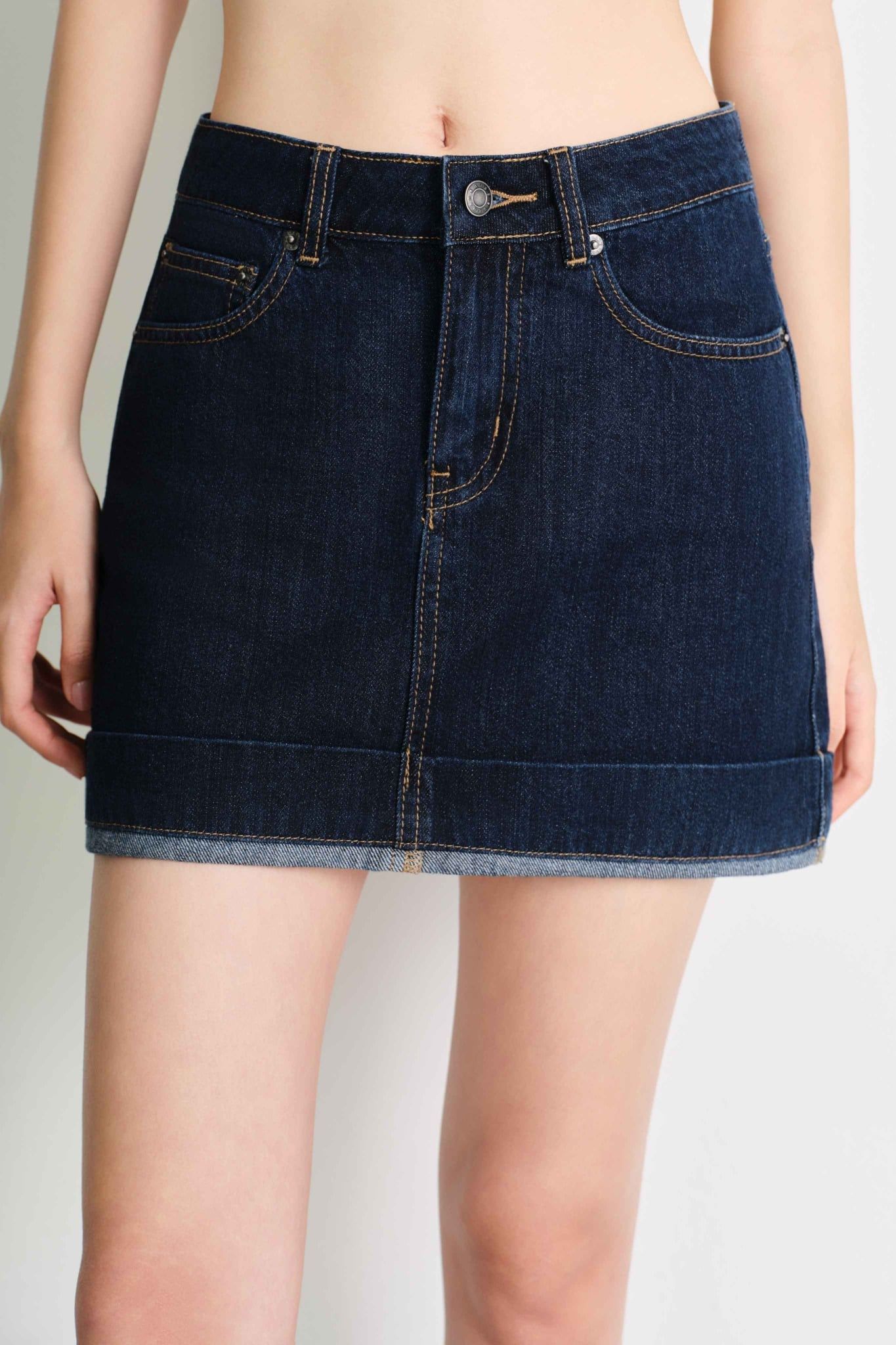  Váy ngắn - Mini Denim Skirt - LIBÉ 7590 