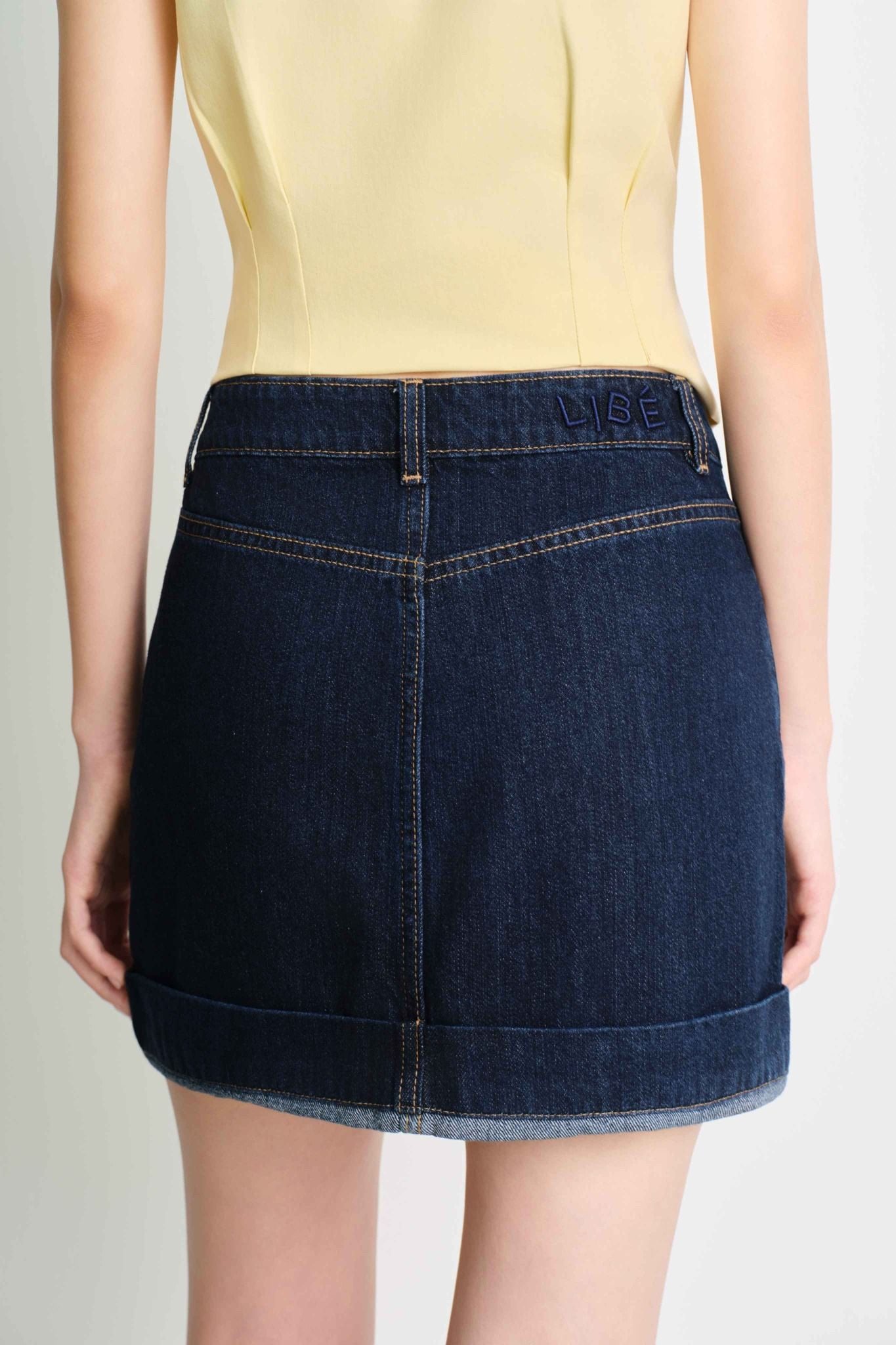  Váy ngắn - Mini Denim Skirt - LIBÉ 7590 