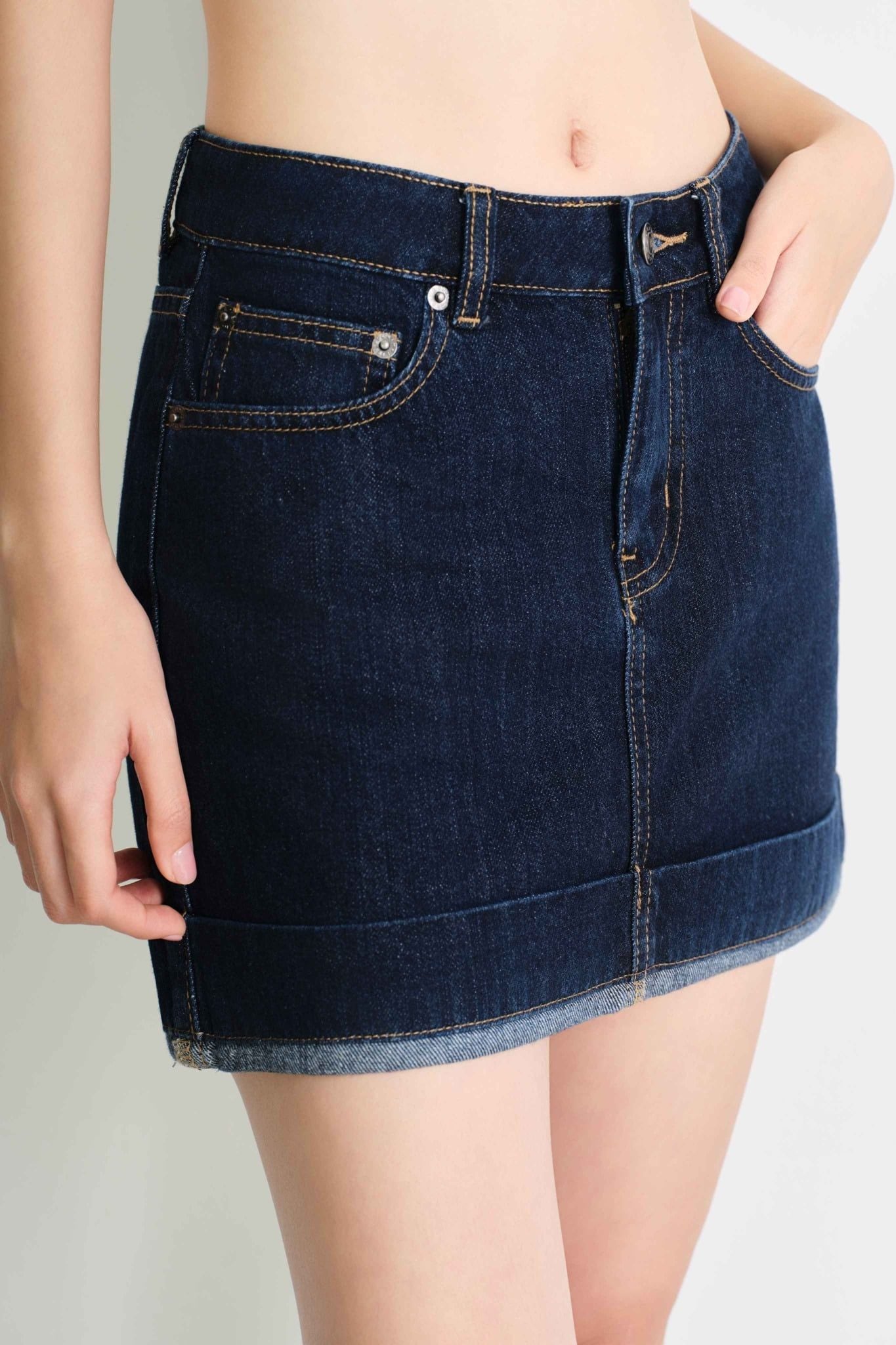  Váy ngắn - Mini Denim Skirt - LIBÉ 7590 