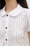  White Embroidered Top 