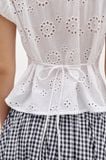  White Embroidered Top 