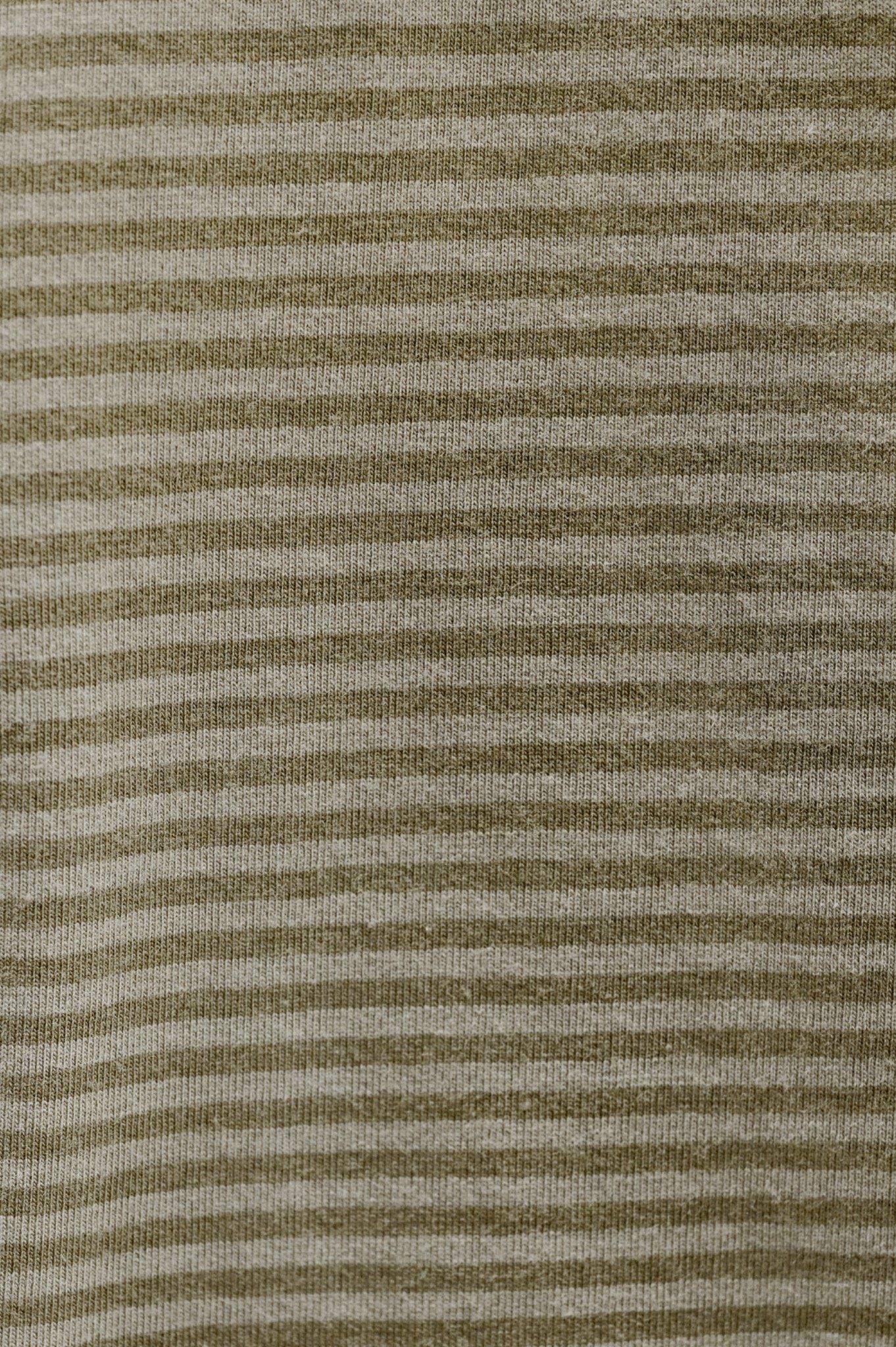  Olive Striped Polo Top 
