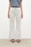 White Flared Denim Jeans 