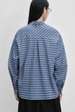  Sơ mi rộng - Checked Oversized Shirt - LIBÉ 7502 