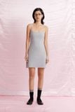  Light Grey Basic Mini Dress 