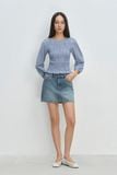  Áo kiểu - Boatneck Smocked Top - LIBÉ 7574 