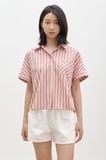  Sơ mi cơ bản - Striped Short Sleeve Shirt - Red - LIBÉ 7239 