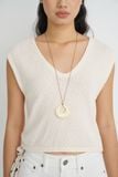  Áo kiểu gilet - Ivory Knit Gilet - LIBÉ 7400 