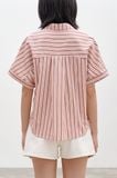  Sơ mi cơ bản - Striped Short Sleeve Shirt - Red - LIBÉ 7239 