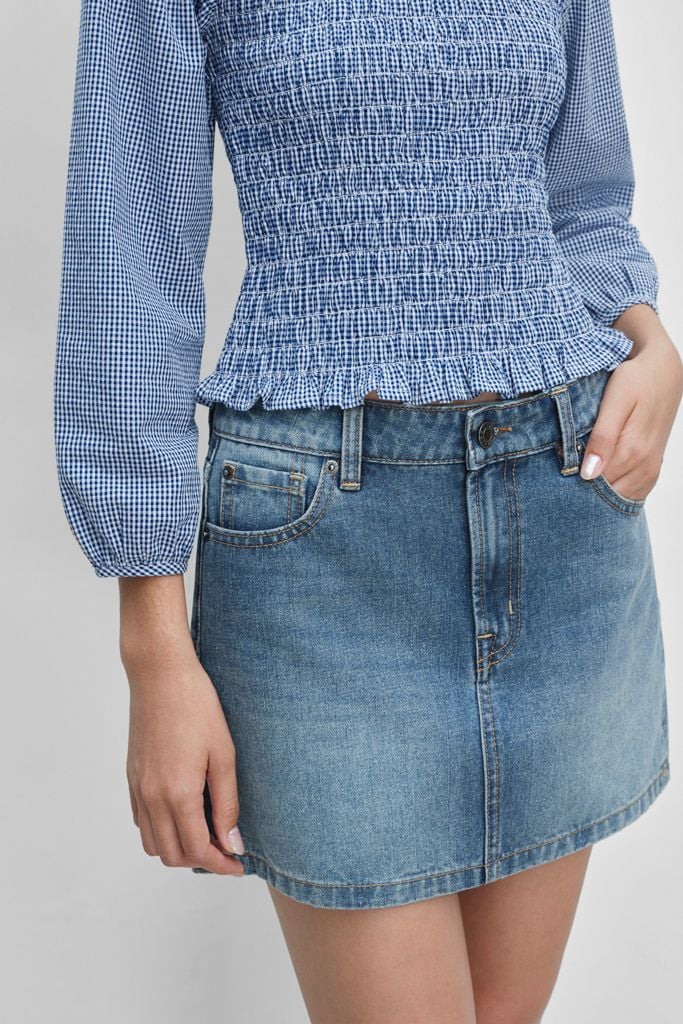  Áo kiểu - Boatneck Smocked Top - LIBÉ 7574 