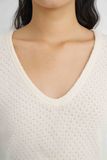  Áo kiểu gilet - Ivory Knit Gilet - LIBÉ 7400 
