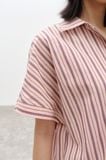  Sơ mi cơ bản - Striped Short Sleeve Shirt - Red - LIBÉ 7239 