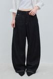  Quần Jeans ống cong - Deep Rinse Barrel Jeans - LIBÉ 7636 