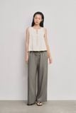  Quần ống suông - Drawstring Straight Leg Trousers - LIBÉ 7852 