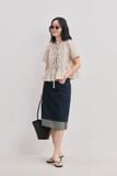  Váy lửng - Cuffed Hem Midi Skirt - LIBÉ 7762 
