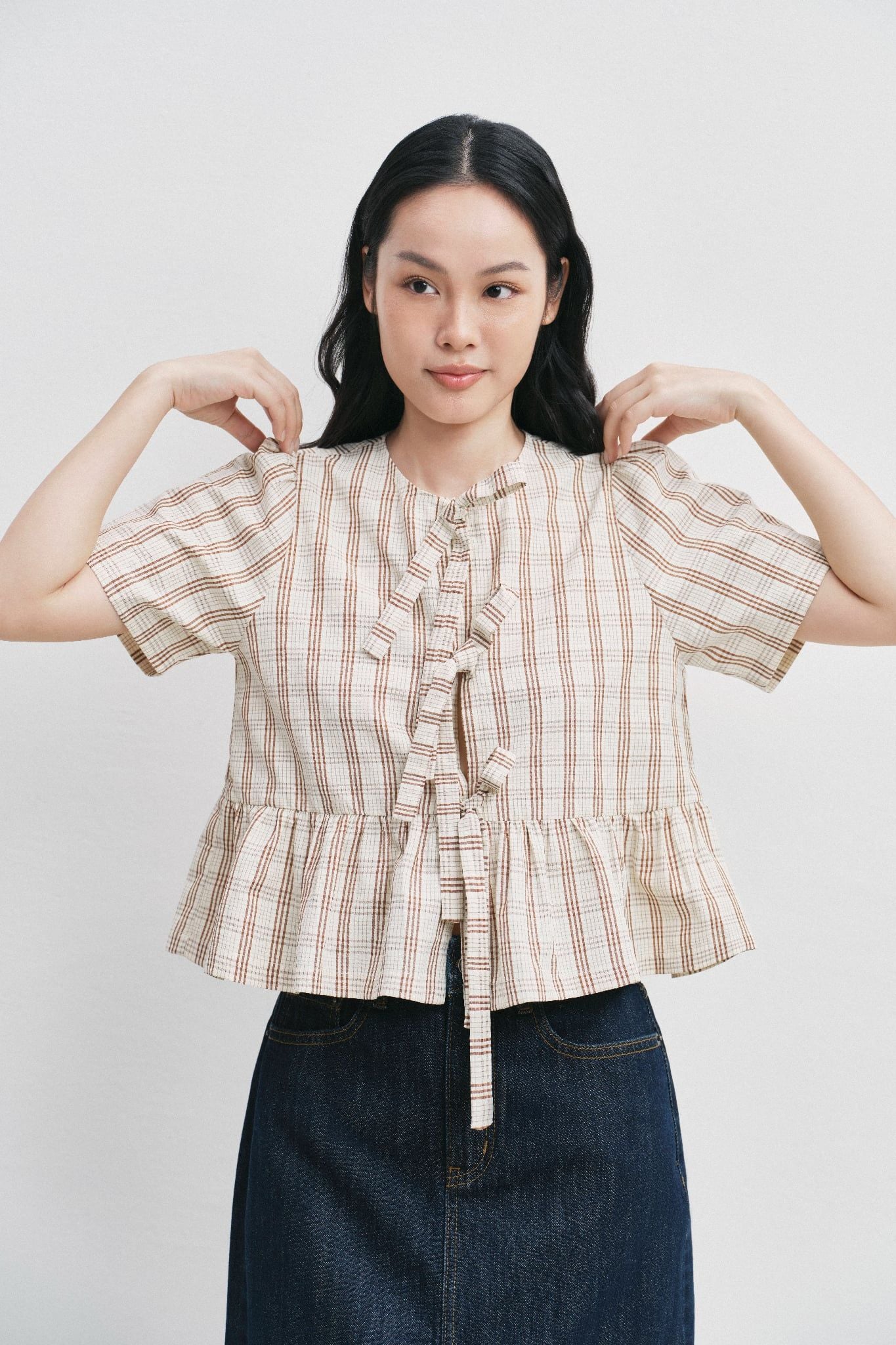  Áo kiểu - Tie Bow Top - LIBÉ 7761 