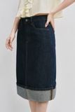  Váy lửng - Cuffed Hem Midi Skirt - LIBÉ 7762 