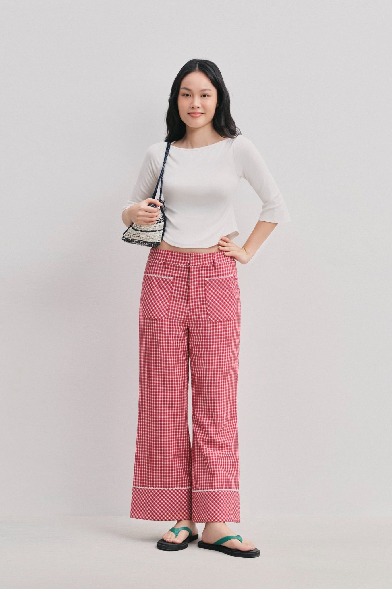  Quần capri - Gingham Capri - LIBÉ 7781 