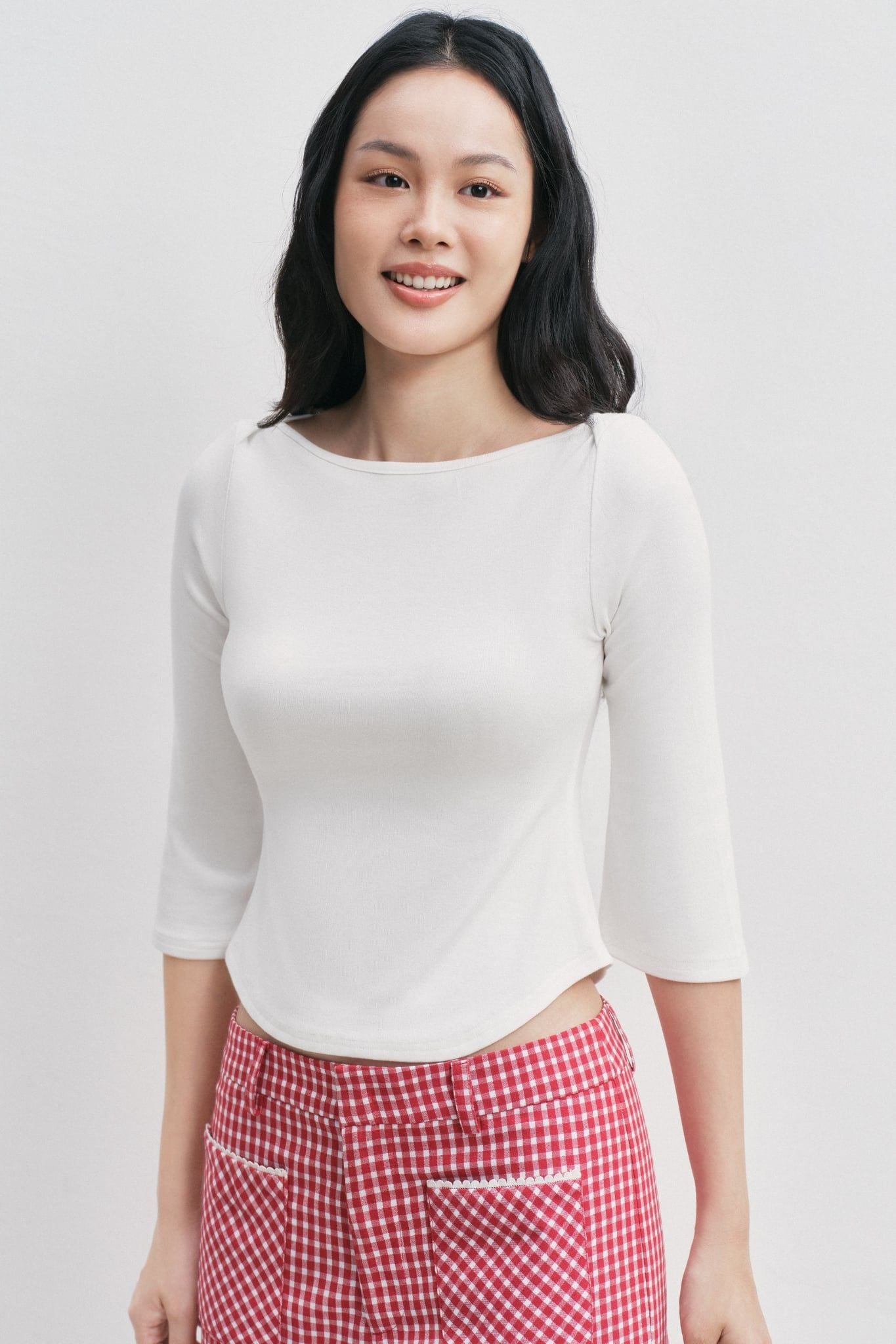  Áo kiểu - Boatneck Top - LIBÉ 7766 